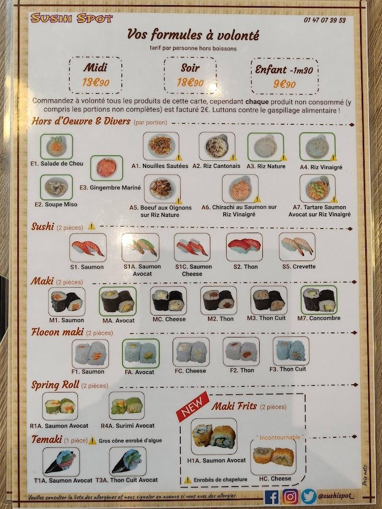 Sushi Spot - Menu Image 2